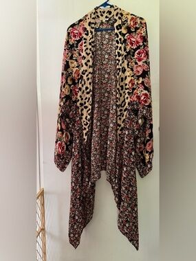 💥🌻Umgee Kimono FABULOUS bohemian Large wingsleeves multi pattern Festival🌻💥